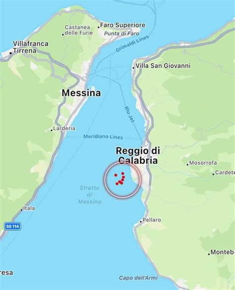 Terremoto Sciame Sismico A Reggio Calabria 8 Scosse Nelle Ultime Tre