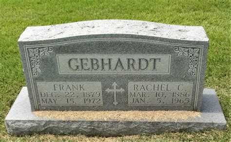 Rachel C Terbrak Gebhardt 1886 1965 Find A Grave Memorial