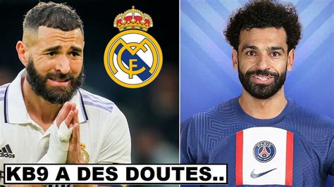 KARIM BENZEMA A DE GROS DOUTES COUP DE TONNERRE A PRÉVOIR SALAH