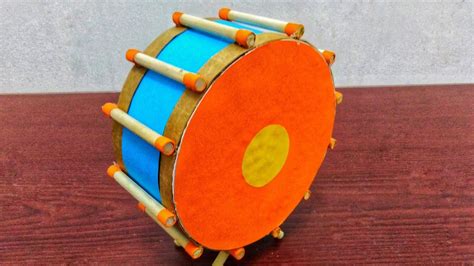 How To Make Drum Cardboard Model Diy Paper Craft Drum Model D Model