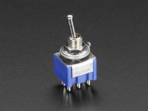 Mini Panel Mount DPDT Toggle Switch ID 3220 Adafruit Industries