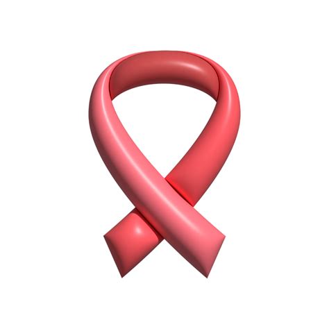 3d Pink Ribbon Icon Png Breast Cancer Awareness Month 3d Ribbon Png