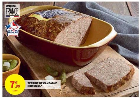 Promo Terrine De Campagne Bories chez Intermarché iCatalogue fr