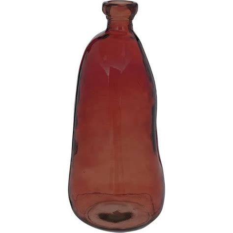 Atmosphera Vase Bouteille Uly En Verre Recycl H Cm N