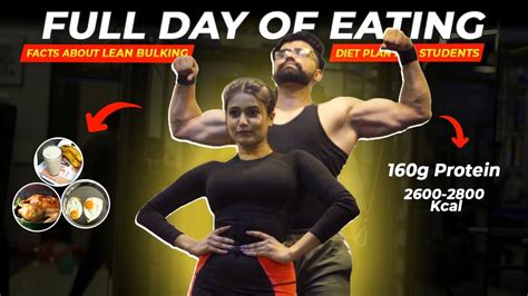 Full Day Of Eating For Lean Bulking Diet Plan For Students Muscle