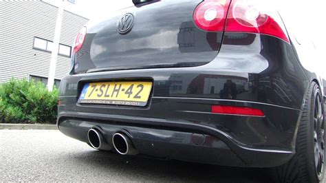 VW GOLF 5 GTI 2 0 TSI EXHAUST SOUND SYSTEM SPORTUITLAAT UITLAAT By