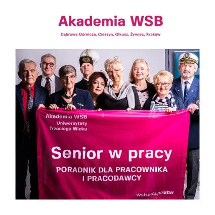 Poradnik Senior W Pracy Poradnik Dla Pracownika I Pracodawcy