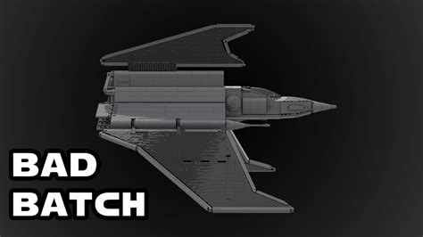 Lego Ucs Bad Batch Shuttle Moc Cinematic Trailer Youtube