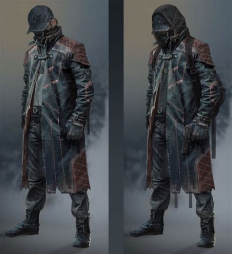 Two Different Views Of A Man In A Trench Coat And Boots Standing Next