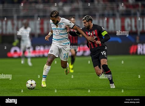 Reece James Chelsea Theo Hernandez Milan During The Uefa