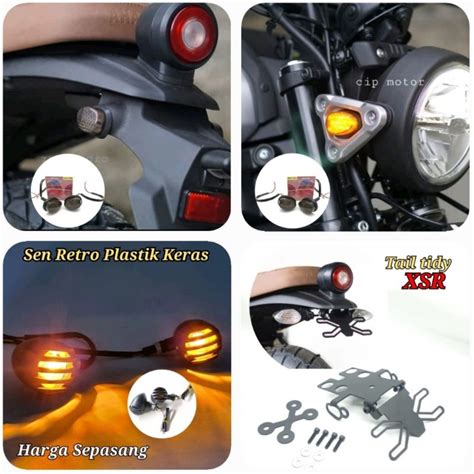 Jual Lampu Sen Yamaha Xsr Retro Led Depan Belakang Tail Tidy Xsr