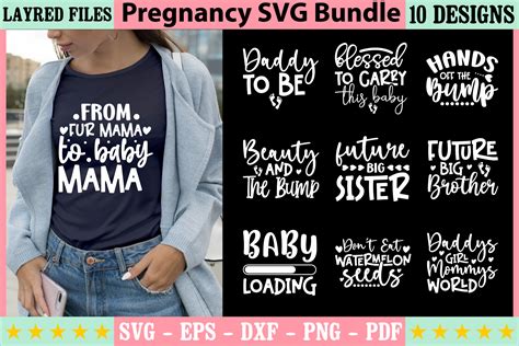 Pregnancy Svg Bundle Graphic By Free Graphics Creative Fabrica