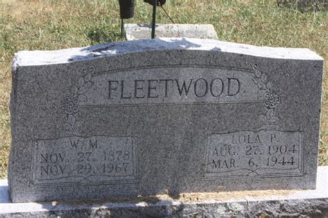 Lola Pearl Rackley Fleetwood 1904 1944 Find A Grave Memorial