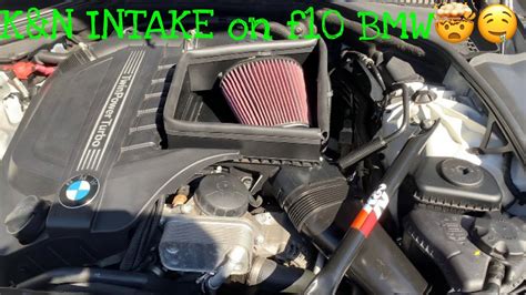 How To Install A K N Intake On A F I Bmw Youtube