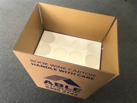 12 Bottle Foam Insert Wine Carton Able Packaging Supplies Adelaide