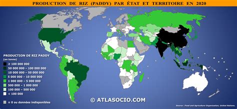 Carte Du Monde Production De Riz Par Tat Atlasocio Hot Sex Picture