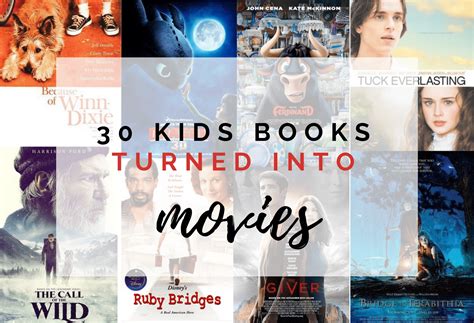 30 Fantastic Kids' Books Turned Into Movies | Family Movie Night ...