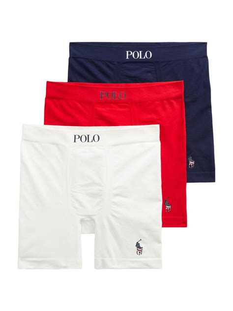 Shop Polo Ralph Lauren 3-Pack Logo Boxer Briefs | Saks Fifth Avenue