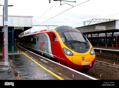 Uk Virgin Stagecoach Trains Class Pendolino Train At