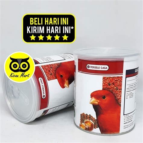 Jual PAKAN MAKANAN BURUNG KENARI MERAH GOLD PATEE RED VERSELE LAGA