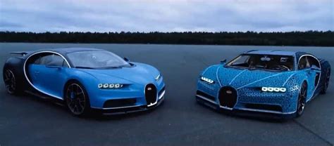 This fully functioning Bugatti Chiron was built out of LEGO