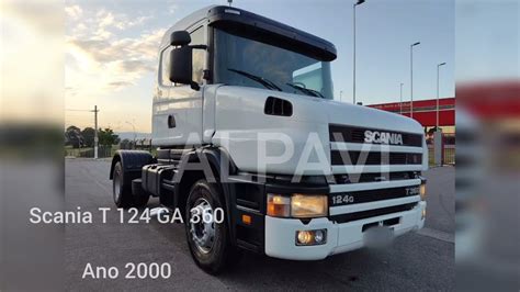 Scania T 124 Ga 360 Ano 2000 Cavalo Toco 4x2 A Venda Video Completo