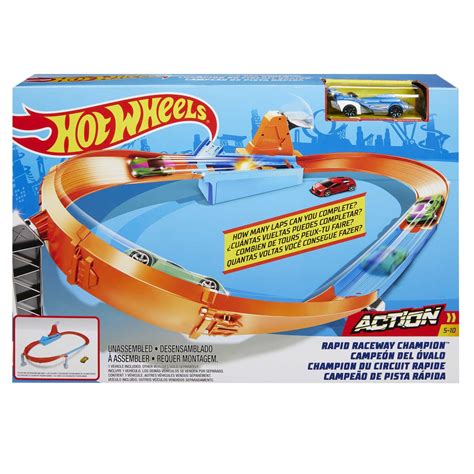 Hot Wheels Pista De 4 Pistas Hot Wheels Pista Loop 4 Peketitos