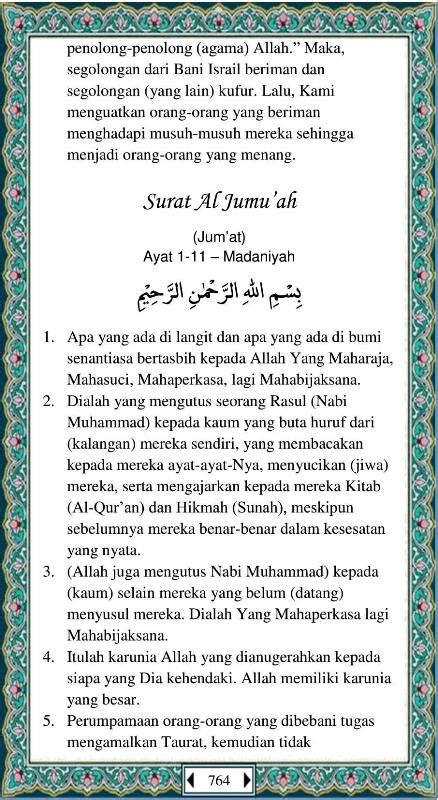 Al Quran Juz 28 Dan Terjemahannya Full Lengkap