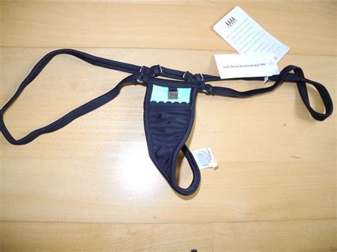 WICKED WEASEL TUXEDO Mini Micro G String Bikini Hose 482 NEU L Black Mint Sexy EUR 25 51