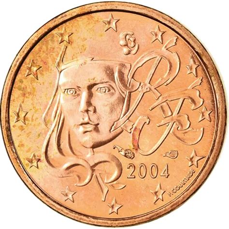 724195 FRANCE EURO Cent 2004 SUP Copper Plated Steel Gadoury 1