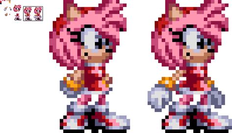 Modgen Amy Sprite Edit V2 New Remake By Loratwolf46 On Deviantart