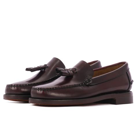 Sebago Classic Will Tassel Loafers Burgundy 7001r20