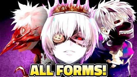 Tokyo Ghoul All Kaneki Forms Explained Black Reaper Kaneki Dragoneki