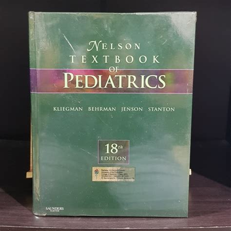 Nelson Textbook Of Pediatrics 18th Ed Kliegman Behrman Jenson