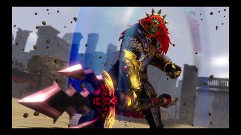 Hyrule Warriors The Demon King Ganondorf Trident Gameplay Trident Of