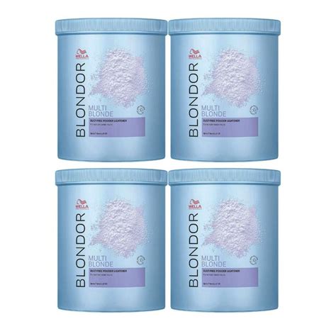 Kit Wella Blondor Multi Blonde Unidades G Cada Shopee Brasil