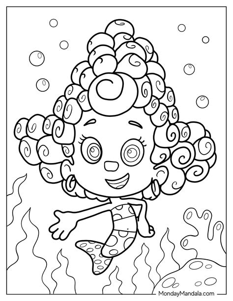 Deema Coloring Pages - Free Bubble Guppies Coloring Pages Printables