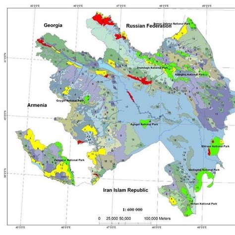 Azerbaijan Landscapes And Protected Areas Download Scientific Diagram