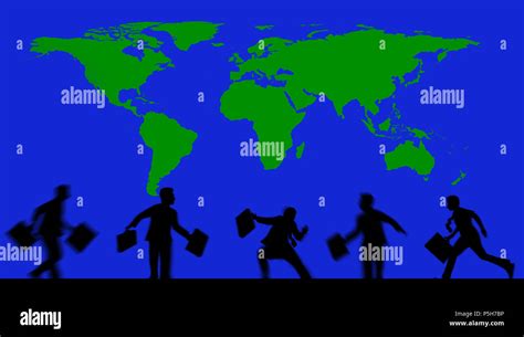 Worldmap Silhouette Hi Res Stock Photography And Images Alamy