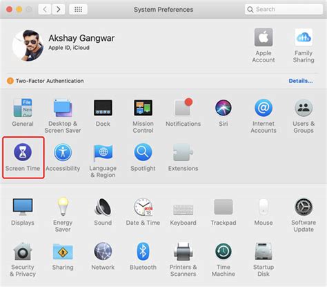 how to adjust screen time on mac