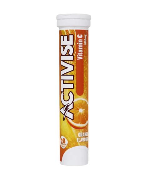 Activise Vitamin C Orange Flavor Effervescent Tablets Pieces