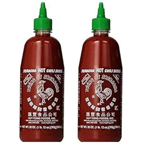 Sriracha Hot Chili Sauce 28oz Pack Of 2