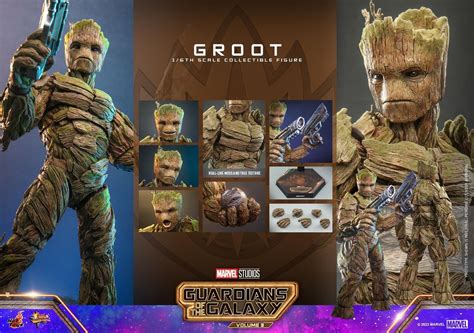Hot Toys 系列 可動模型 星際異攻隊 格魯特 無人島玩具