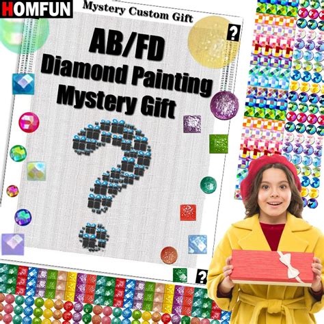 Homfun Fairy Dust Ab Mystery Diamond Painting Full Drill Diamond