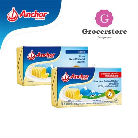 Jual Anchor Pats Salted Unsalted Butter 227 Gr Shopee Indonesia