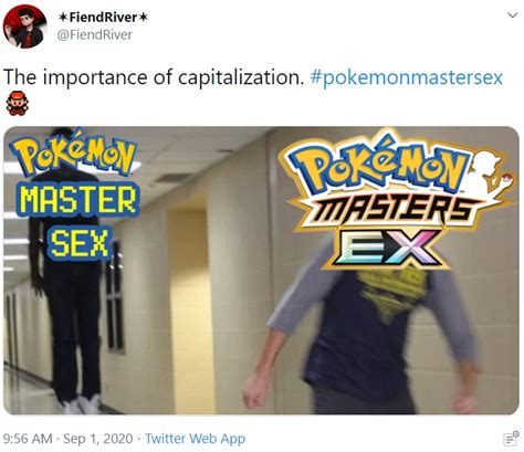 The Importance Of Capitalization Pokemonmastersex Pokemonmastersex