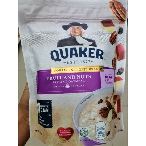 Quaker Fruits And Nuts Instant Oatmeal 350g Shopee Philippines