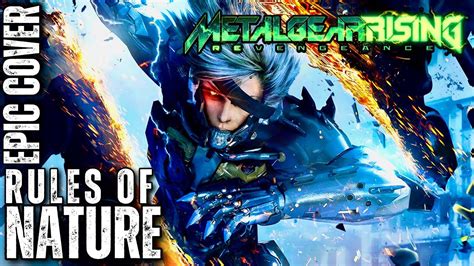 Rules Of Nature Metal Gear Rising Revengeance Ost Hq Rock Cover Youtube