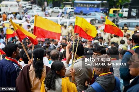 Karnataka Flag Photos And Premium High Res Pictures Getty Images