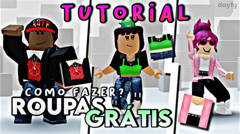 2022 Como fazer ROUPAS DE GRAÇA no ROBLOX as melhores skins sem